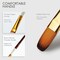 ARTIFY Paint Brushes for Acrylic Painting, 15 Pcs 2024 New Painting Supplies, Artist Paint Brush Set for Watercolor, Oil and Gouache Painting, Red Wine